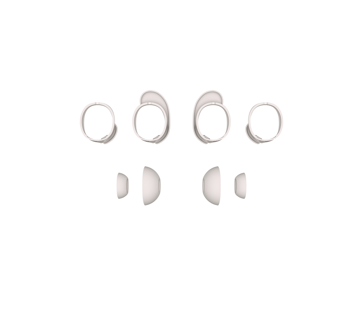 Bose QuietComfort Ultra Earbuds Alternative Sizing Kit - White Smoke