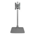 Single Monitor Stand - Adjustable - Supports Monitors 12" to 34" - Silver (ARMPIVSTND)