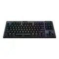 Logitech G915 TKL Tenkeyless LIGHTSPEED Wireless RGB Mechanical Gaming Keyboard - keyboard - English - carbon Input Device