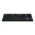 Logitech G915 TKL Tenkeyless LIGHTSPEED Wireless RGB Mechanical Gaming Keyboard - keyboard - English - carbon Input Device