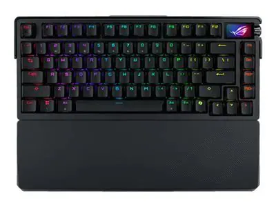 ASUS ROG Azoth Extreme - keyboard - 75% - with OLED display - Black