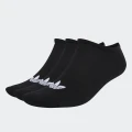adidas TREFOIL LINER SOCKS - 3 PAIRS Lifestyle 2730 Unisex Black / White