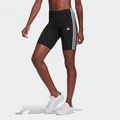 adidas Essentials 3-Stripes Bike Shorts Lifestyle XS Women Black / White