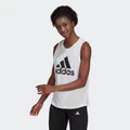 adidas Essentials Big Logo Tank Top Lifestyle XL/S Women White / Black