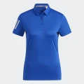 adidas AEROREADY Short Sleeve Polo Shirt Golf A/S,A/M,A/L,A/XL,A2XL Women Royal Blue