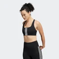 adidas Powerimpact Training Medium-Support Bra Gym & Training,Training L D-DD Women Black / White