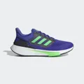 adidas EQ21 Run Shoes Running 11.5 UK Men Sonic Ink / Screaming Green / Black