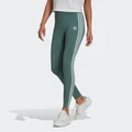 adidas ADIcolor CLASSICS 3-STRIPES TIGHTS Lifestyle J/L Women Tech Emerald