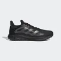 adidas SolarGlide 4 Shoes Running 10 UK Men Black / Night Metallic / Grey