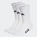 adidas Performance Cushioned Crew Socks 3 Pairs Gym & Training,Training KXL,KXXL,XS,S,M,L,XL Unisex White / White