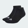 adidas Cushioned Low-Cut Socks 3 Pairs Basketball,Lifestyle KXL,KXXL,XS,S,M,L,XL,XXL Unisex Black / White