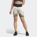 adidas adidas x Marimekko Optime Training Bike Short Tights Gym & Training,Training S Women Light Brown / White