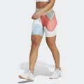 adidas adidas x Marimekko Optime Training Bike Short Tights Gym & Training,Training L Women Ice Blue / White