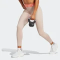 adidas Techfit 7/8 Leggings Training S/S Women Wonder Taupe / Semi Coral Fusion