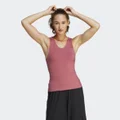 adidas Yoga Studio Tank Top Training S Women Pink Strata