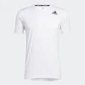 adidas Techfit Fitted Tee Training MT Men White
