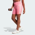 adidas Training Essentials 3-Stripes High-Waisted Short Leggings Training 2XS Women Pink Fusion