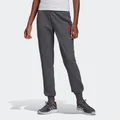 adidas Essentials French Terry Logo Pants Lifestyle M/S Women Dark Grey / Red