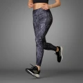 adidas Daily Run Icons Print 7/8 Leggings Running 2XS Women Black / White