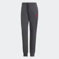 adidas Essentials French Terry Logo Pants Lifestyle XS Women Dark Grey / Red