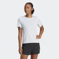 adidas Run Icons 3-Stripes Low-Grey Running Tee Running XL Women White