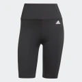 adidas Designed to Move High-Rise Short Sport Tights Training XS Women Black / White