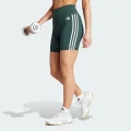 adidas Training Essentials 3-Stripes High-Waisted Short Leggings Training XL Women Shadow Green