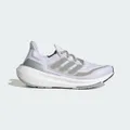adidas Ultraboost Light Shoes Running 4 UK Women White / Silver Metallic / Grey