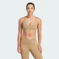 adidas Yoga Studio Luxe Light-Support Bra Training A/2XS C-D Women Cardboard