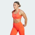 adidas TLRD Impact Luxe High-Support Zip Bra Training 65A Women Red