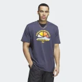 adidas Basketball Short Sleeve Tee Basketball A/2XL Men Shadow Blue