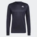 adidas Own the Run Long Sleeve Tee Running XS,S,M,L,XL,2XL,A/XS,A/S,A/M,A/L,A/XL,A/2XL,A/3XL,A/4XL Men Legend Ink / Reflective Silver
