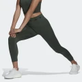 adidas AEROKNIT Training 7/8 Leggings Training S Women Green Oxide / Black