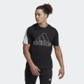 adidas Future Icons EmbroideRed Badge of Sport Tee Lifestyle A/S Men Black