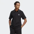 adidas Essentials Piqué Small Logo Polo Shirt Lifestyle L Men Black