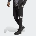 adidas Essentials French Terry TapeRed Cuff Logo Pants Lifestyle M Men Black