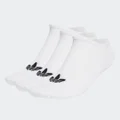 adidas Trefoil Liner Socks 6 Pairs Lifestyle KXXL,XS,S,M,L,XL Unisex White