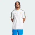 adidas Italy DNA 3-Stripes Polo Shirt Football A/2XL Men White