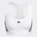 adidas adidas Powerreact Training Medium-Support 3-Stripes Bra Gym & Training,Training 2XS A-C Women White / Black