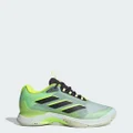 adidas Avacourt 2 Tennis Shoes Tennis 3.5 UK Women Green Spark / Black / Lucid Lemon