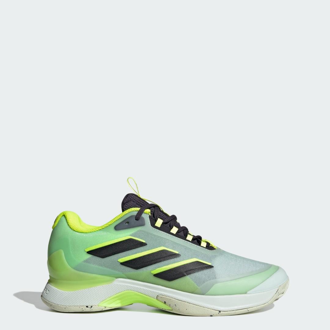 adidas Avacourt 2 Tennis Shoes Tennis 5.5 UK Women Green Spark / Black / Lucid Lemon