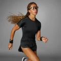 adidas Adizero Running Tee Running XS Women Black / Grey