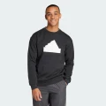 adidas Future Icons Badge of Sport Crew Sweatshirt Lifestyle L Men Black