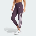 adidas Optime 3-Stripes Full-Length Leggings Training 2XS Women Aurora Black