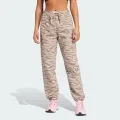 adidas adidas by Stella McCartney Printed Sweat Pants Lifestyle A/2XS Women Trace Khaki / New Rose / Brown