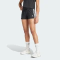 adidas Essentials Slim 3-Stripes Shorts Lifestyle 2XS Women Black / White
