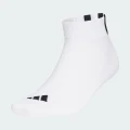 adidas 3-Stripes Ankle Socks Basketball,Golf S Unisex White / Black