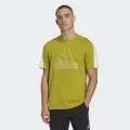 adidas Future Icons EmbroideRed Badge of Sport Tee Lifestyle A/2XL Men Pulse Olive