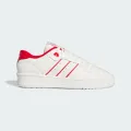 adidas Rivalry Low Shoes Basketball 3 UK Men White / Better Scarlet