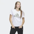 adidas Floral Badge of Sport Graphic Tee Lifestyle 2XS,XS,S,M,L,XL,2XL,A/2XS,A/XS,A/S,A/M,A/L,A/XL,A2XL Women White